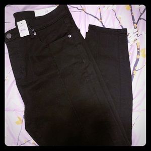 NWT Loft black skinny jeans!